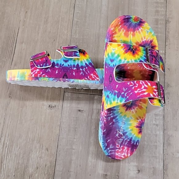 Shoes - TIE DYE SANDLES